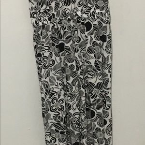 Black and white romper